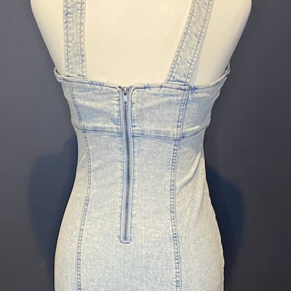 Rewash Denim Dress - Picture 2 of 4